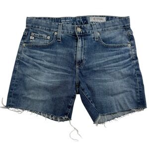 Adriano Goldschmied AG Jeans Becke Shorts Relaxed Slim Raw Hem AG-Ed Denim 27